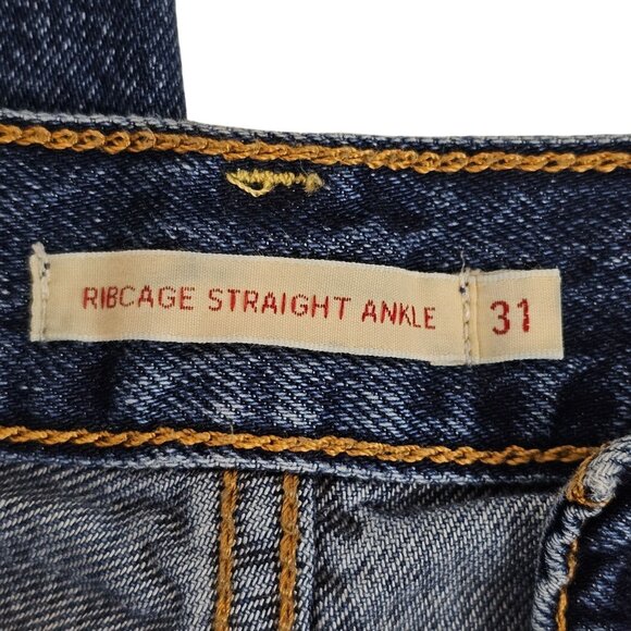 Womens 31 Workwear Outdoor Farm Western Straight Bootcut Jeans Levi's Premium - Picture 8 of 16